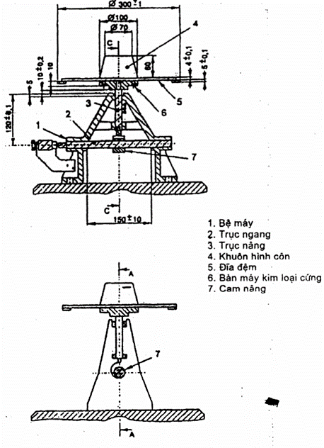Tiêu chuẩn Việt Nam TCVN 3121-3:2003 về vữa xây dựng - phương pháp thử - phần 3: xác định độ lưu động của vữa tươi (phương pháp bàn dằn) do Bộ Khoa học và Công nghệ ban hành 2