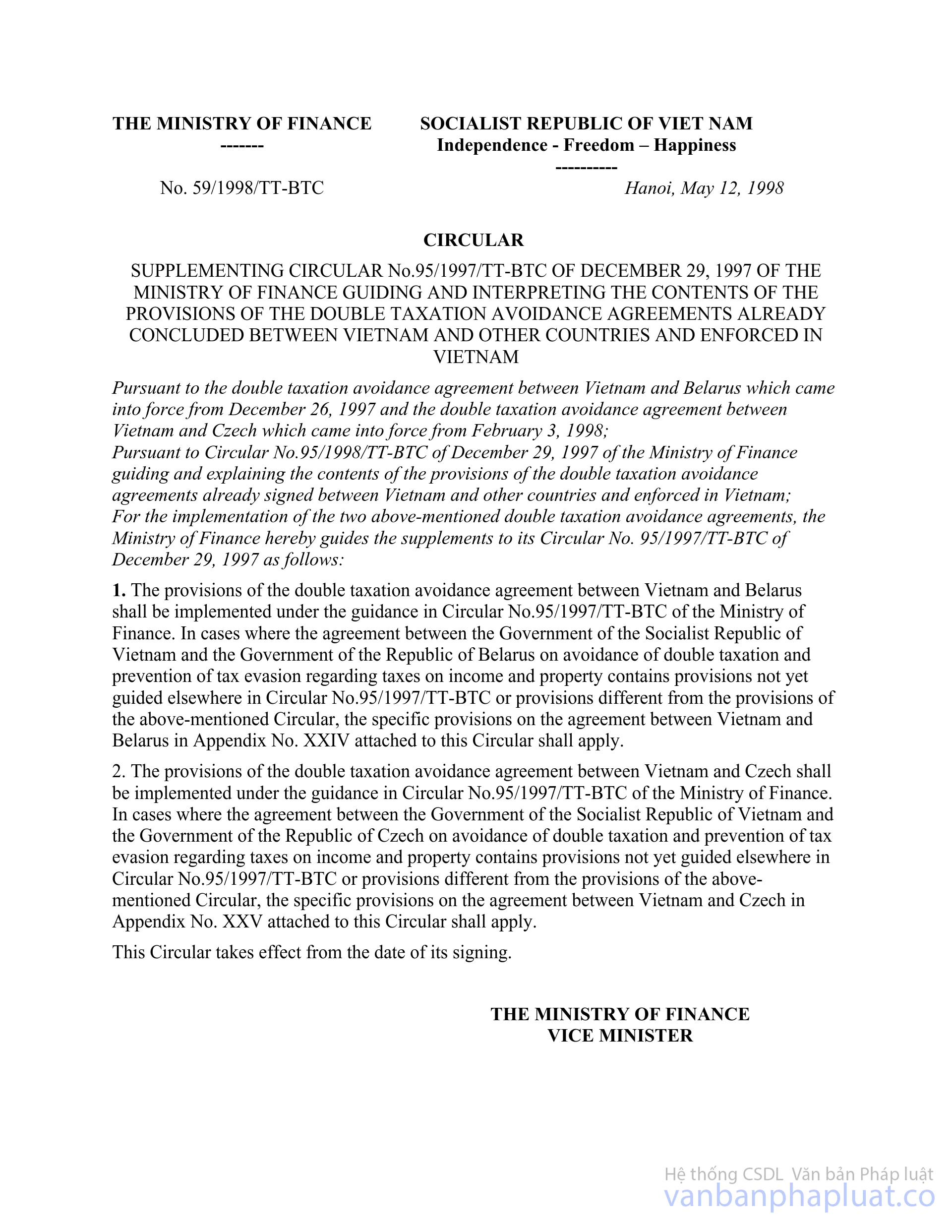 circular 64 2010 tt btc bank