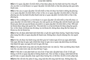 Điều lệ 35-KTCB-KT cho phép cơ quan cấp phát vốn kiến thiết lưu hành Séc riêng