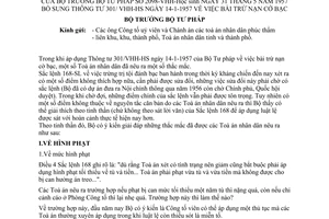 Thông tư 2098-VHH-HS bài trừ nạn cờ bạc Bổ sung Thông tư 301/VHH-HS