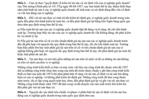 Thể lệ 01-UB/TL kiểm kê đánh giá tài sản xí nghiệp quốc doanh