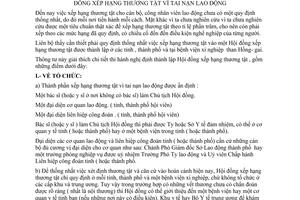 Thông tư 11-TT/LB tổ chức Hội đồng xếp hạng thương tật tai nạn lao động hướng dẫn Nghị định số 73 ngày 12-7-1957