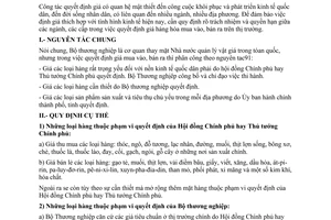 Chỉ thị 353-TTg phân công quyết định giá