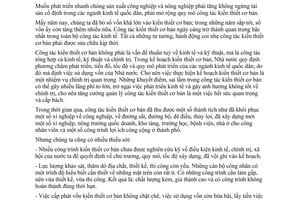 Quyết định 354-TTg  biện pháp tăng cường quản lý công tác kiến thiết cơ bản