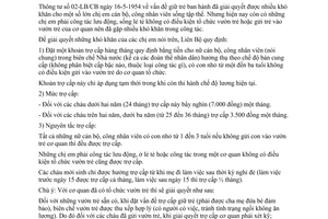 Thông tư 36-LB/TT trợ cấp giữ trẻ