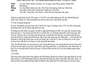 Thông tư 6588-NL khuyến khích trồng cói hướng dẫn nghị định 462-TTg