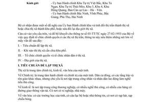 Thông tư 79-TC-CQTT tổ chức chính quyền thị xã