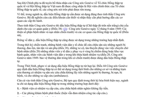 Thông tư 100-BYT/TT sử dụng dấu hiệu Hồng thập tự ngành dân y