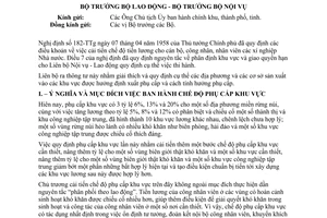 Thông tư 09-TTLB quy định phụ cấp khu vực