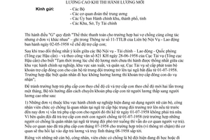 Thông tư 78-TC/HCP chuyển khoản phụ cấp con người lương thấp sang lương cao khi thi hành lương mới