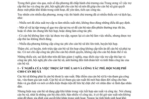 Thông tư 403-TTg trợ cấp thù lao công tác phí hội nghị phí cán bộ xã