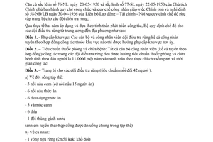 Thông tư 12-NL/TT quy định chế độ trang bị phụ cấp đội điều tra rừng