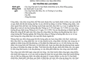 Thông tư 34-LĐ/TT công tác Hội đồng tiền công địa phương hướng dẫn Nghị định 104-LĐ/NĐ