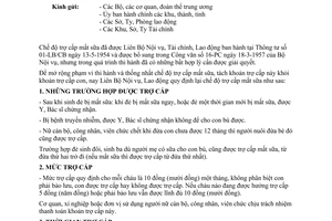 Thông tư 35-TT/LB chế độ trợ cấp mất sữa