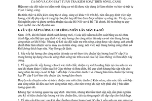 Thông tư 680-TT/VI/2 chế độ lương phụ cấp trang phục công nhân lái máy ca-nô cảnh sát tuần tra kiểm soát trên sông cảng