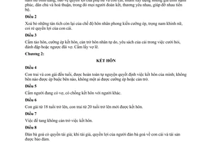 Luật Hôn nhân và gia đình 1959 2/SL