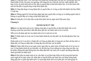 Luật bầu cử Đại biểu Quốc hội 1959 3/SL