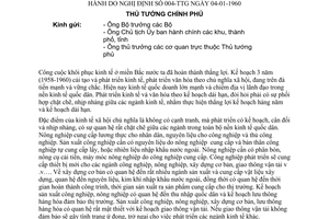 Thông tư 024-TTg thi hành điều lệ tạm thời chế độ hợp đồng kinh tế hướng dẫn Nghị định 004-TTg