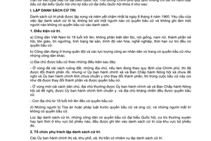Thông tư 057-TTg hướng dẫn luật bầu cử đại biểu Quốc hội kỳ bầu cử khóa II