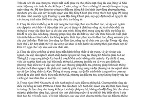 Thông tư 089-TTg công tác điều tra thống kê năm 1960