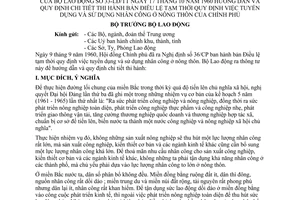 Thông tư 33-LĐ/TT quy định chi tiết bản Điều lệ tạm thời quy định tuyển dụng sử dụng nhân công nông thôn