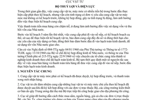 Thông tư 36-TLĐL/VT quy định tạm nguyên tắc mua bán thanh toán tiền hàng Cục Vật tư Bộ Thuỷ lợi Điện lực