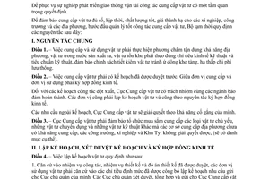 Thông tư 48-TT/VTU quy định tạm thời nguyên tắc cung cấp vật tư