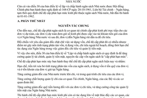Thông tư 23-TT/LB quy định tạm thời chế độ cấp phát hạn mức kinh phí thuộc ngân sách Nhà nước