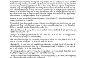 Chỉ thị 06-TTg giảm bớt công văn giấy tờ cơ quan Nhà nước