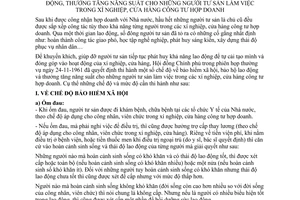 Thông tư 31-TTg chế độ bảo hiểm xã hội lao động thưởng tăng năng suất người tư sản xí nghiệp cửa hàng công tư hợp doanh