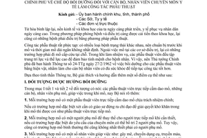 Thông tư 06-BYT/TT hướng dẫn Thông tư 24-TTg chế độ bồi dưỡng cán bộ nhân viên chuyên môn y tế công tác phẫu thuật