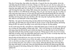 Chỉ thị 52-TTg chính sách tiêu dùng thu mua phân phối quản lý thị trường nông sản thực phẩm hiện nay