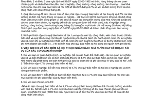 Thông tư 017-TT/LB hướng dẫn trích nộp kinh phí quỹ bảo hiểm xã hội