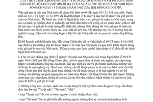 Thông tư 67-TTg biện pháp tổ chức bí mật Nhà nước hướng dẫn Nghị định 69/CP