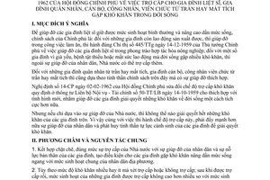 Thông tư liên bộ 38-TT-LB quy định chi tiết hướng dẫn Nghị định 14-CP Hội đồng Chính phủ trợ cấp gia đình có công