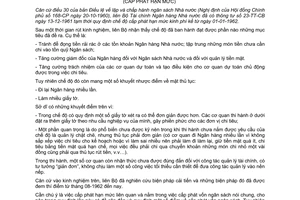 Chỉ thị 32-CT-LB cấp phát vốn ngân sách cơ quan, đơn vị dự toán Cấp phát hạn mức