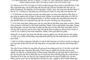 Thông tư 10/TT bổ sung chế độ công nhận giáo viên chưa toàn cấp lên toàn cấp