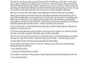 Thông tư 67-VH-XB sửa đổi thể lệ nộp lưu chiểu ấn loát phẩm nhà in