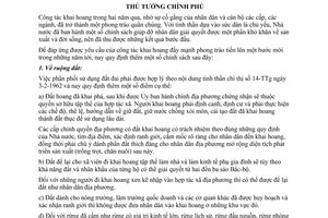 Thông tư 31-TTg bổ sung chính sách nhân dân khai hoang