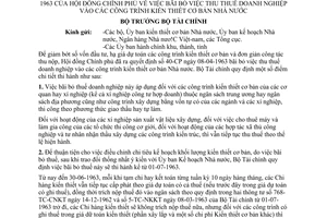 Thông tư 15-TC-TQD thuế doanh nghiệp công trình kiến thiết cơ bản Nhà nước hướng dẫn Quyết định 40-CP bãi bỏ thu thuế doanh nghiệp