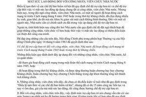 Thông tư 84-TTg áp dụng chế độ trợ cấp hưu trí thôi việc vì mất sức lao động công nhân viên chức Nhà nước