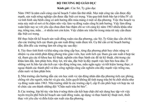 Chỉ thị 59-CT tham gia sản xuất vụ đông xuân