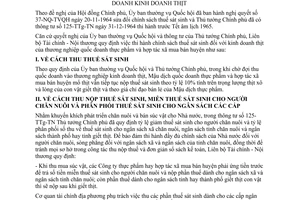 Thông tư liên bộ 04-TT-LB thi hành chính sách thuế sát sinh thương nghiệp quốc doanh kinh doanh thịt