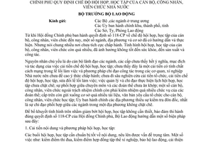 Thông tư 01-LĐ-TT quy định hội họp, học tập cán bộ, công nhân, viên chức nhà nước hướng dẫn Quyết định 118-CP