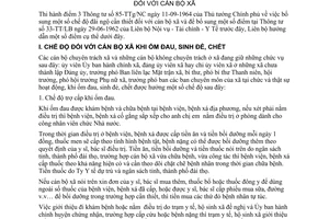 Thông tư liên bộ 18-TT/LB bổ sung chế độ đãi ngộ cán bộ xã