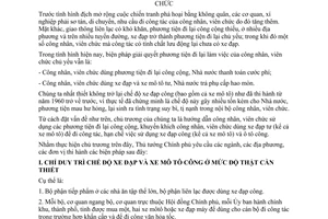 Chỉ thị 153-TTg/TN giải quyết phương tiện đi lại làm việc công nhân viên chức