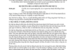 Thông tư liên tịch 13-TT/LB hướng dẫn Điều lệ kỷ luật lao động xí nghiệp cơ quan Nhà nước