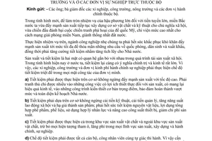 Chỉ thị 636-CNN/TV1 thực hiện chế độ tiết kiệm triệt để xí nghiệp công trường đơn vị sự nghiệp thuộc Bộ Công nghiệp nhẹ