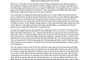 Chỉ thị 188-TTg/VG bảo vệ phát huy tác dụng di tích lịch sử thời gian chống Mỹ cứu nước