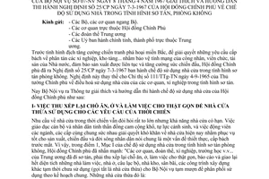 Thông tư 07-NV chế độ sử dụng nhà trong sơ tán, phòng không hướng dẫn Nghị định 25/Cp